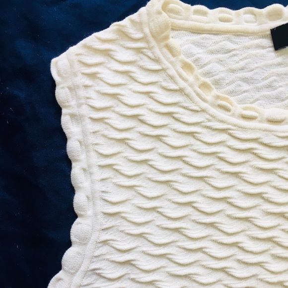 Ann Taylor White Fitted Shirt - Picture 6 of 8